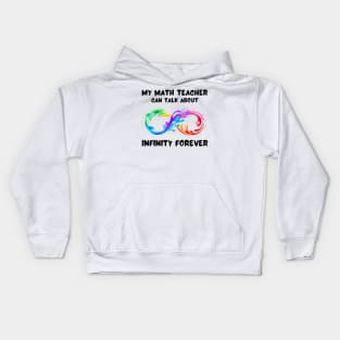 Math teacher art Kids Hoodie